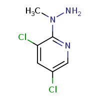3,5-dichloro-2-(1-methylhydrazin-1-yl)pyridine