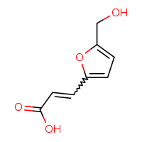 3-[5-(hydroxymethyl)furan-2-yl]prop-2-enoic acid