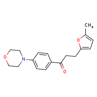 3-(5-methylfuran-2-yl)-1-[4-(morpholin-4-yl)phenyl]propan-1-one