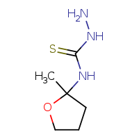 3-amino-1-(2-methyloxolan-2-yl)thiourea