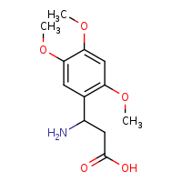 3-amino-3-(2,4,5-trimethoxyphenyl)propanoic acid