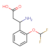 3-amino-3-[2-(difluoromethoxy)phenyl]propanoic acid