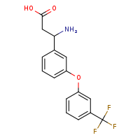 3-amino-3-{3-[3-(trifluoromethyl)phenoxy]phenyl}propanoic acid