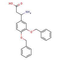 3-amino-3-[3,4-bis(benzyloxy)phenyl]propanoic acid