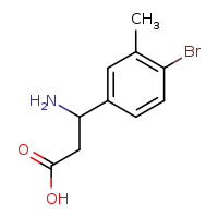3-amino-3-(4-bromo-3-methylphenyl)propanoic acid