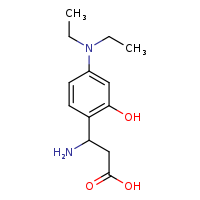 3-amino-3-[4-(diethylamino)-2-hydroxyphenyl]propanoic acid