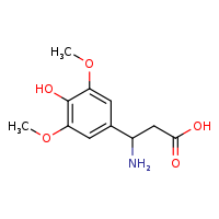 3-amino-3-(4-hydroxy-3,5-dimethoxyphenyl)propanoic acid