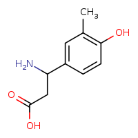 3-amino-3-(4-hydroxy-3-methylphenyl)propanoic acid