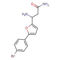 3-amino-3-[5-(4-bromophenyl)furan-2-yl]propanamide