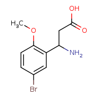 3-amino-3-(5-bromo-2-methoxyphenyl)propanoic acid