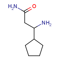 3-amino-3-cyclopentylpropanamide