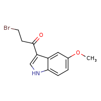 3-bromo-1-(5-methoxy-1H-indol-3-yl)propan-1-one