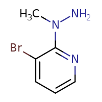 3-bromo-2-(1-methylhydrazin-1-yl)pyridine