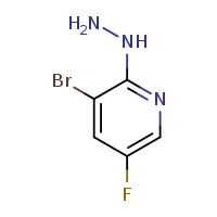 3-bromo-5-fluoro-2-hydrazinylpyridine