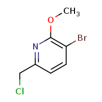 3-bromo-6-(chloromethyl)-2-methoxypyridine