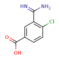 3-carbamimidoyl-4-chlorobenzoic acid