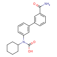3'-carbamoyl-[1,1'-biphenyl]-3-yl(cyclohexyl)carbamic acid
