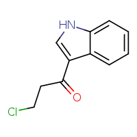 3-chloro-1-(1H-indol-3-yl)propan-1-one