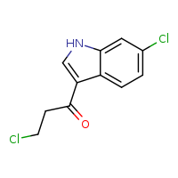 3-chloro-1-(6-chloro-1H-indol-3-yl)propan-1-one
