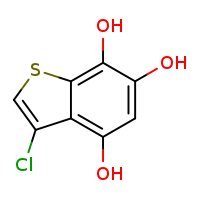 3-chloro-1-benzothiophene-4,6,7-triol