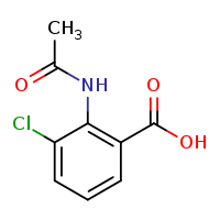 3-chloro-2-acetamidobenzoic acid