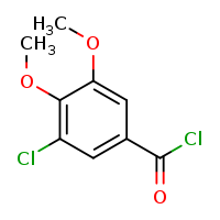 3-chloro-4,5-dimethoxybenzoyl chloride