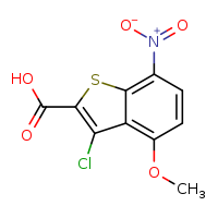 3-chloro-4-methoxy-7-nitro-1-benzothiophene-2-carboxylic acid