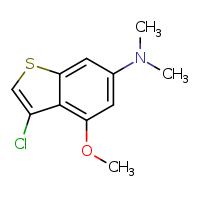 3-chloro-4-methoxy-N,N-dimethyl-1-benzothiophen-6-amine