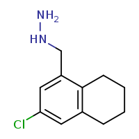 [(3-chloro-5,6,7,8-tetrahydronaphthalen-1-yl)methyl]hydrazine