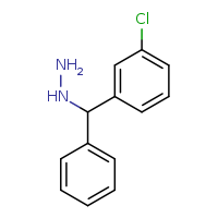 [(3-chlorophenyl)(phenyl)methyl]hydrazine