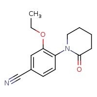 3-ethoxy-4-(2-oxopiperidin-1-yl)benzonitrile