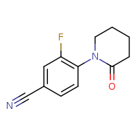 3-fluoro-4-(2-oxopiperidin-1-yl)benzonitrile