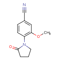 3-methoxy-4-(2-oxopyrrolidin-1-yl)benzonitrile