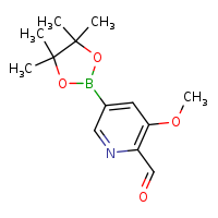 3-methoxy-5-(4,4,5,5-tetramethyl-1,3,2-dioxaborolan-2-yl)pyridine-2-carbaldehyde