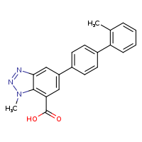 3-methyl-6-{2'-methyl-[1,1'-biphenyl]-4-yl}-1,2,3-benzotriazole-4-carboxylic acid