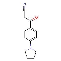 3-oxo-3-[4-(pyrrolidin-1-yl)phenyl]propanenitrile
