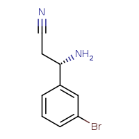 (3S)-3-amino-3-(3-bromophenyl)propanenitrile