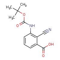 3-[(tert-butoxycarbonyl)amino]-2-cyanobenzoic acid