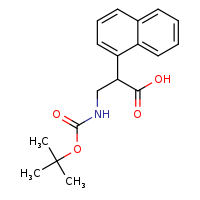 3-[(tert-butoxycarbonyl)amino]-2-(naphthalen-1-yl)propanoic acid