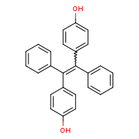 4-[(1E)-2-(4-hydroxyphenyl)-1,2-diphenylethenyl]phenol