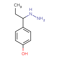 4-(1-hydrazinylpropyl)phenol