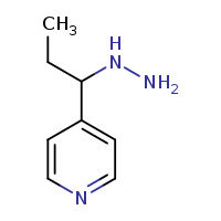 4-(1-hydrazinylpropyl)pyridine