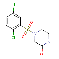 4-(2,5-dichlorobenzenesulfonyl)piperazin-2-one