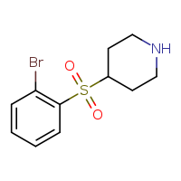 4-(2-bromobenzenesulfonyl)piperidine