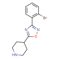 4-[3-(2-bromophenyl)-1,2,4-oxadiazol-5-yl]piperidine