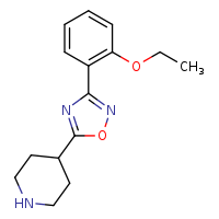 4-[3-(2-ethoxyphenyl)-1,2,4-oxadiazol-5-yl]piperidine