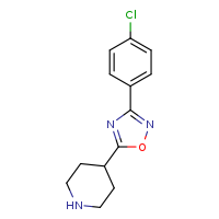 4-[3-(4-chlorophenyl)-1,2,4-oxadiazol-5-yl]piperidine