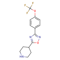 4-{3-[4-(trifluoromethoxy)phenyl]-1,2,4-oxadiazol-5-yl}piperidine