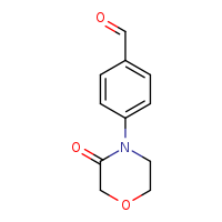 4-(3-oxomorpholin-4-yl)benzaldehyde