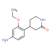 4-(4-amino-2-ethoxyphenyl)piperidin-2-one